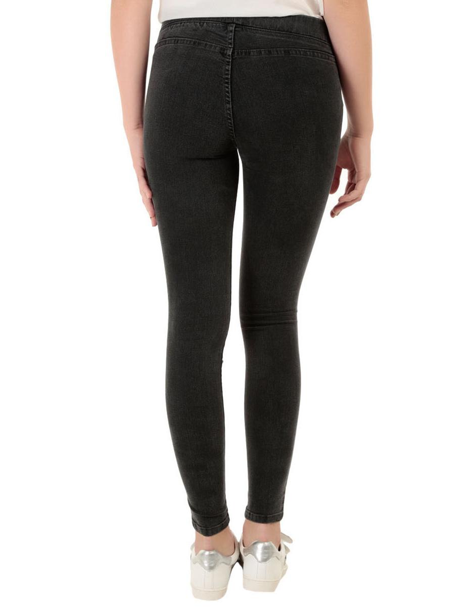 Jeans skinny corte cadera para mujer 4