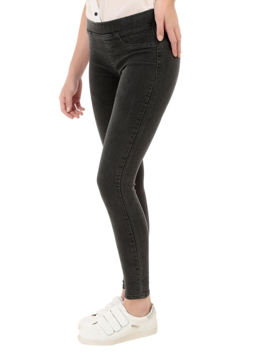 Jeans skinny corte cadera para mujer 5
