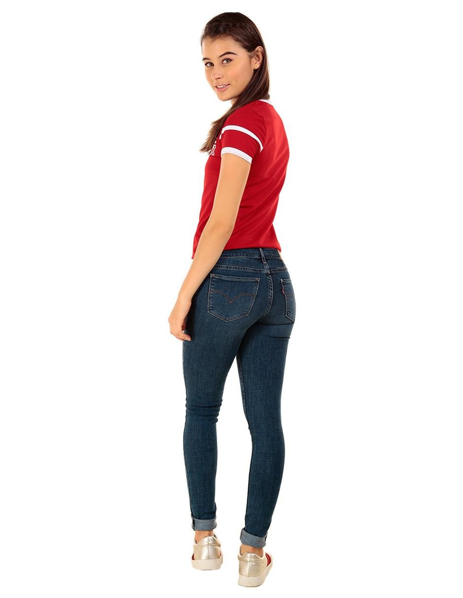 Jeans skinny 711 corte cadera para mujer 2