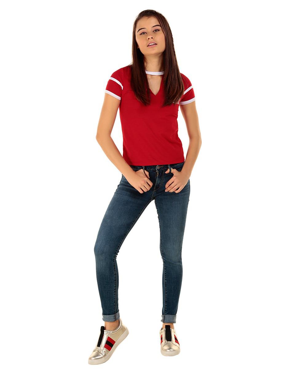 Jeans skinny 711 corte cadera para mujer 3