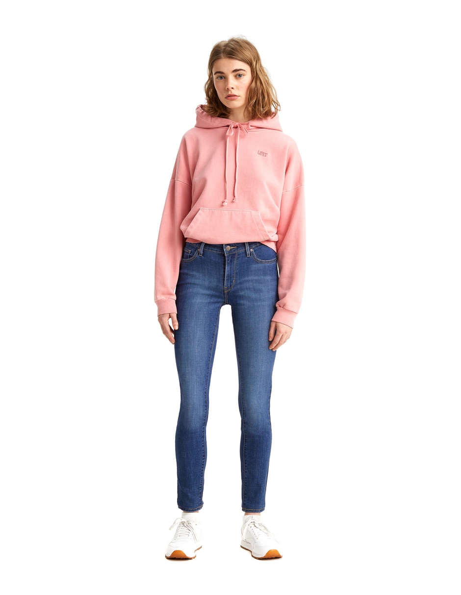 Jeans skinny 711 corte cintura para mujer 4