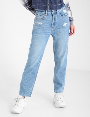 Jeans mom para mujer