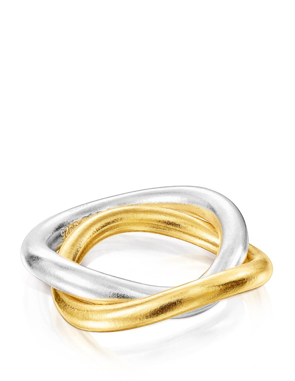 Anillo Hav de plata brillante 2