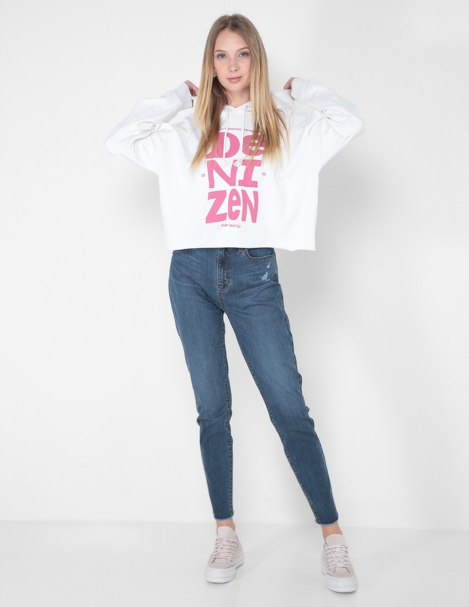 Jeans ultra skinny high rise jegging para mujer 3
