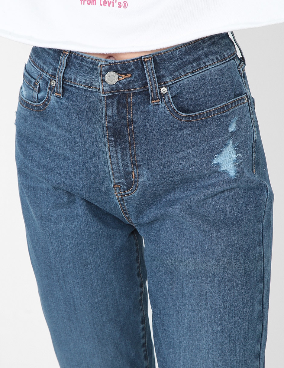 Jeans ultra skinny high rise jegging para mujer 2