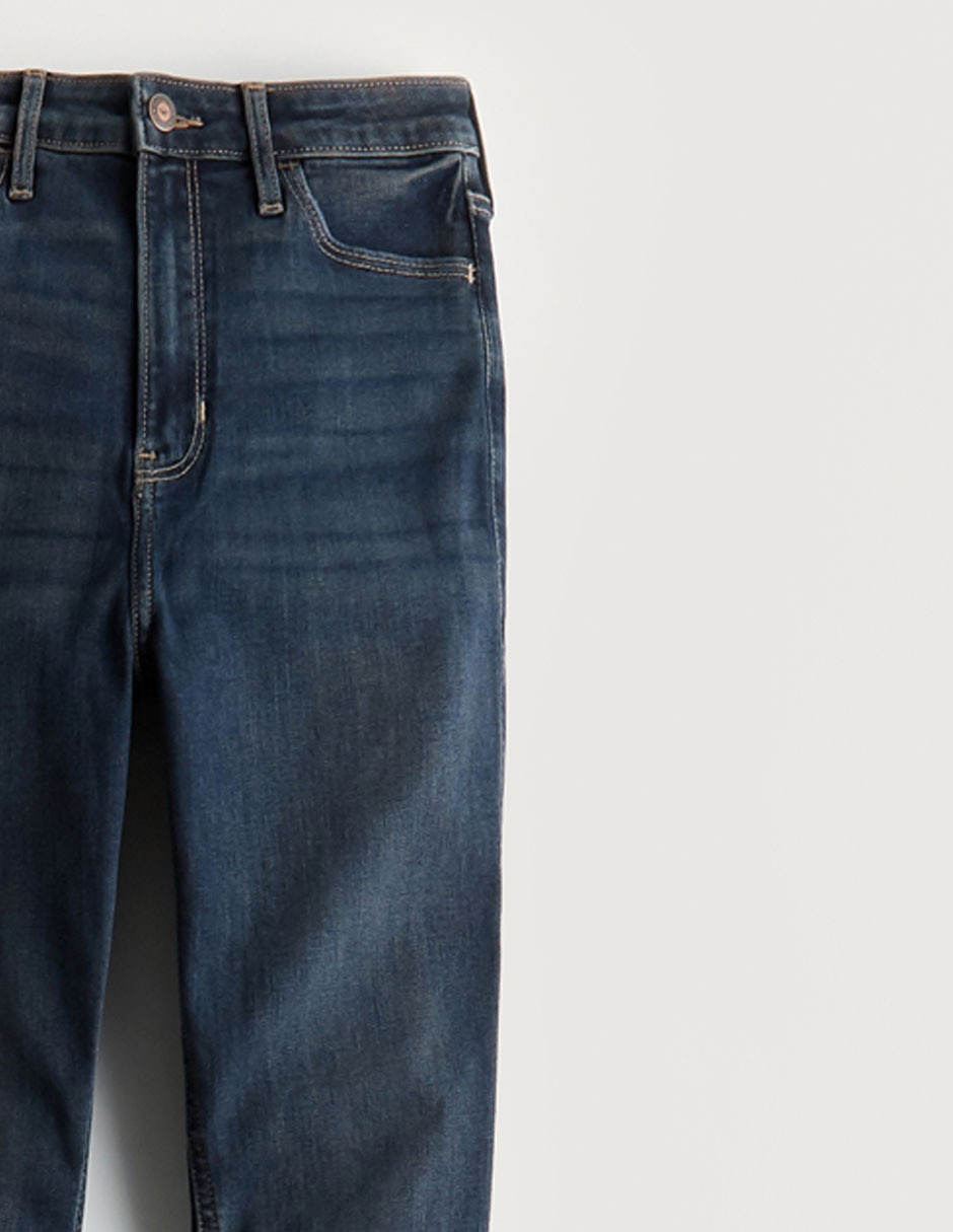 Jeans ultra skinny Hollister corte cintura alta para mujer