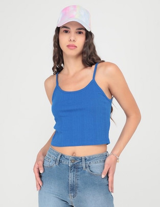 Top That's It x Mariana Bonilla escote medio tirante delgado
