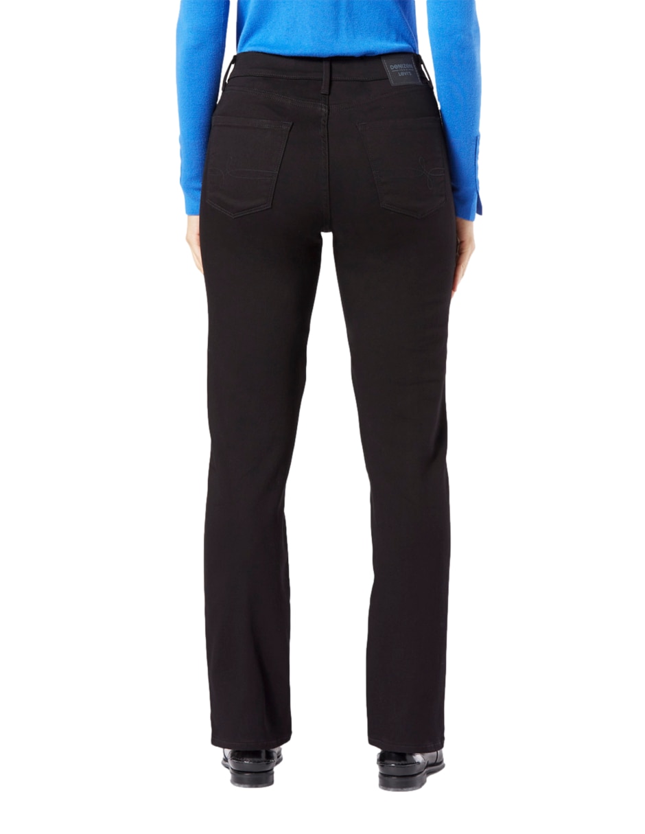 Jeans straight high-rise para mujer 3