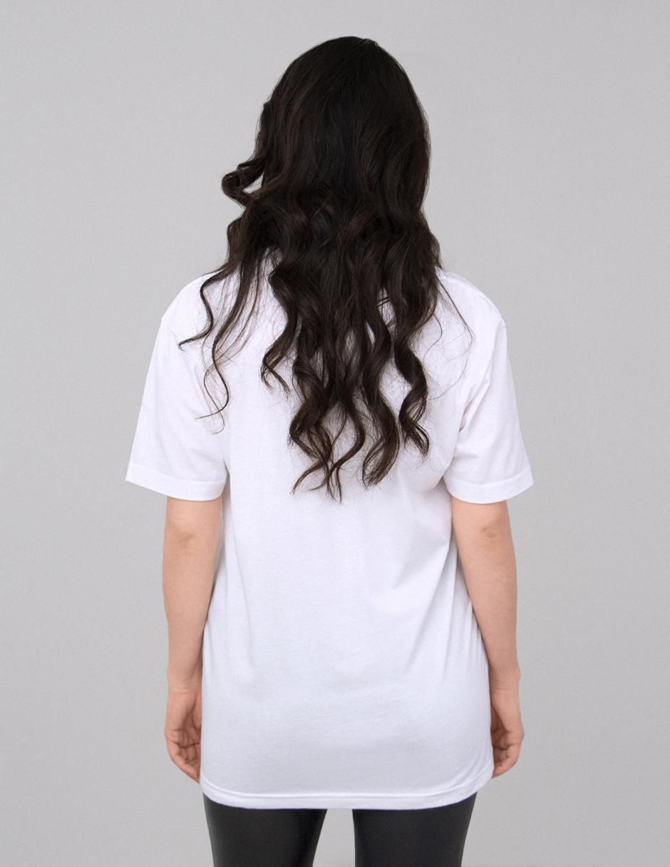 Playera manga corta Fnc Collezioni Don'T Hug Me cuello redondo para mujer