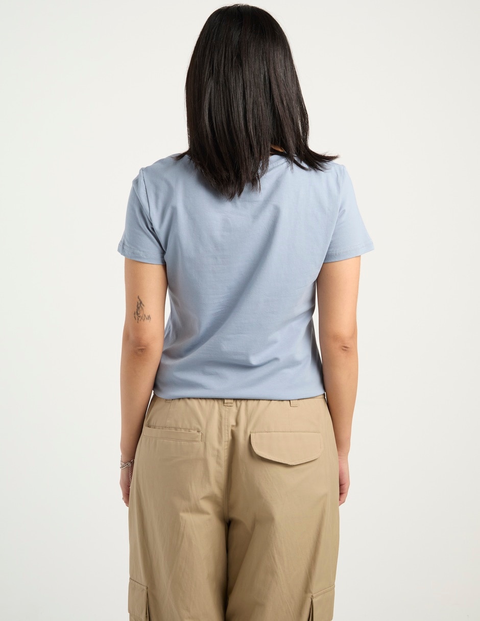 Playera manga corta Biography cuello redondo para mujer