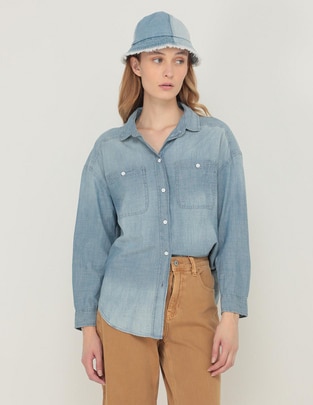 Blusa American Eagle manga larga para mujer