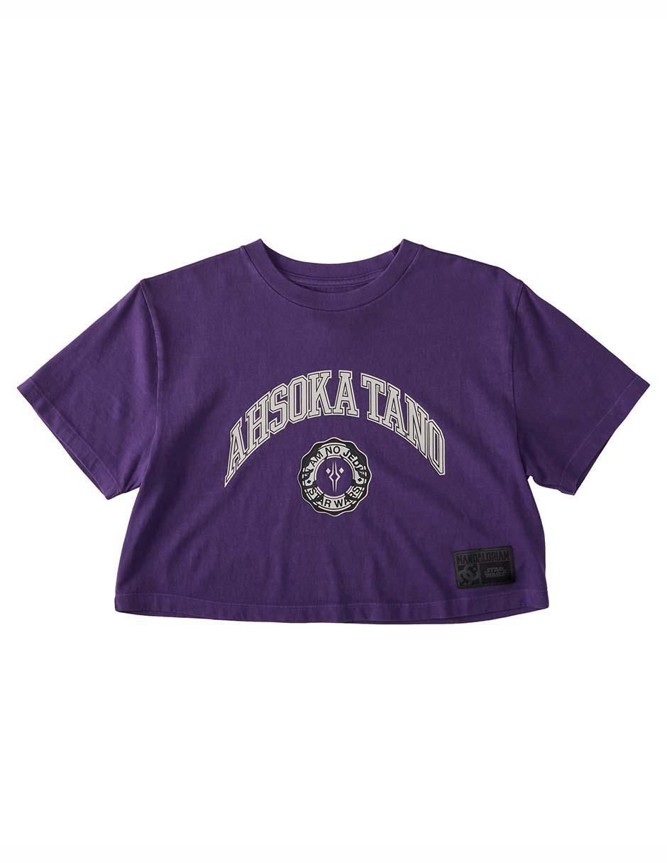 Playera manga corta Dc Shoes X Star Wars The Mandolorian Ahsoka Tano cuello redondo para mujer