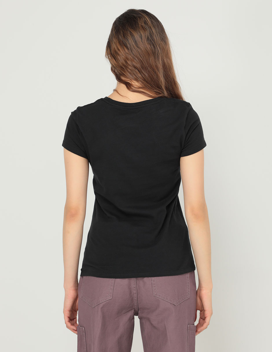 Playera manga corta Denizen cuello redondo para mujer