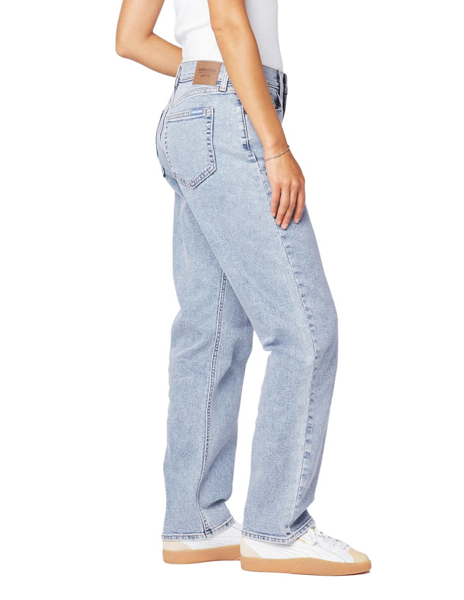 Jeans straight vint 90s loose para mujer 4