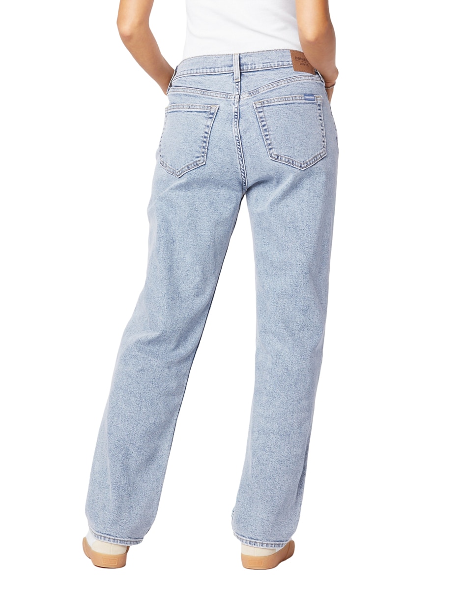 Jeans straight vint 90s loose para mujer 3