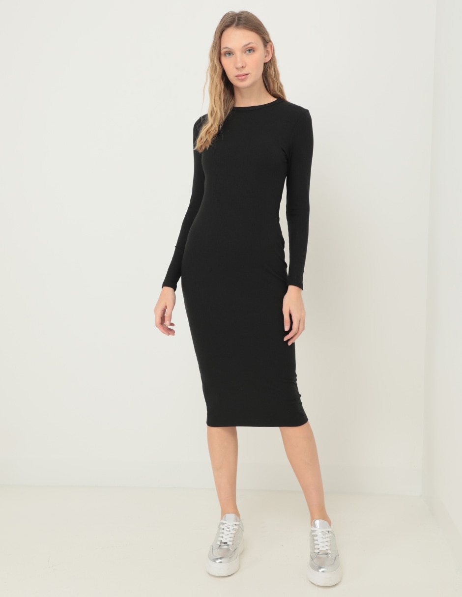 Vestido midi casual para mujer