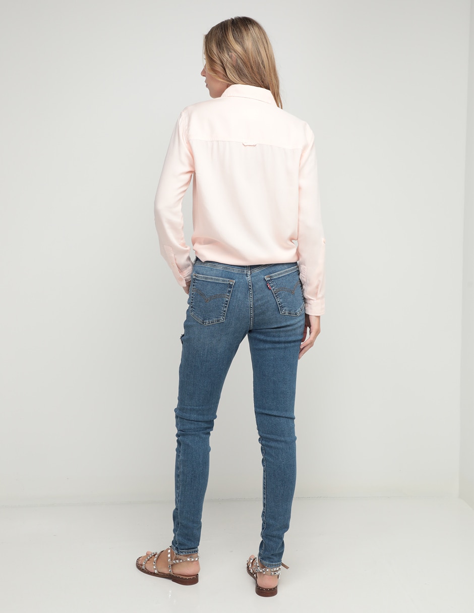 Jeans ultra skinny 720 Hirise corte cintura alta para mujer 4
