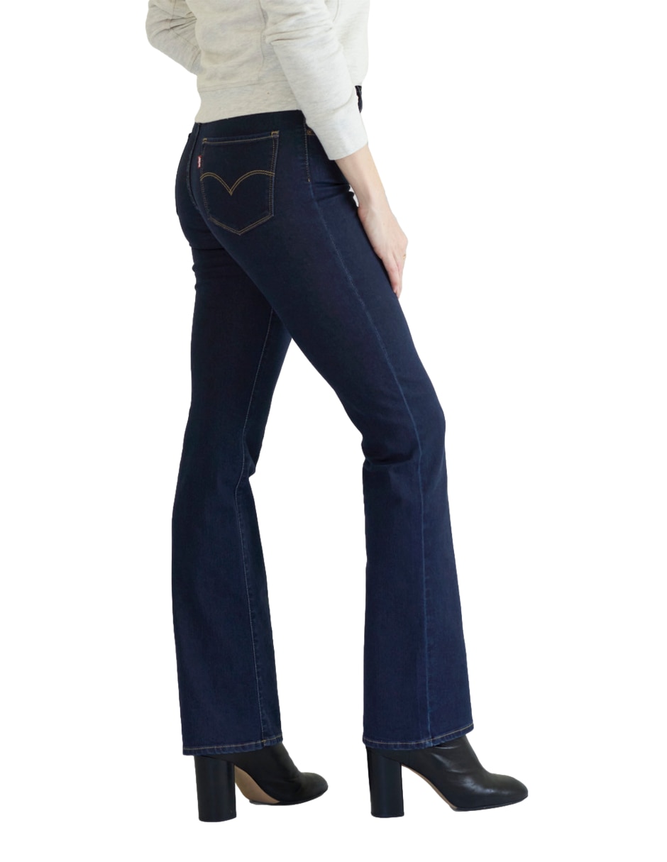 Jeans bota corte cintura alta para mujer 2