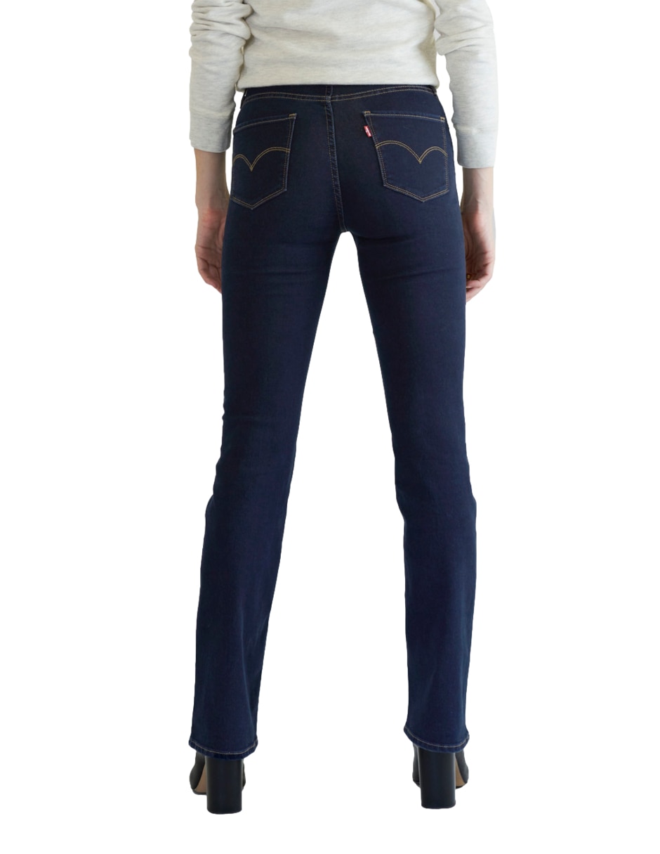 Jeans bota corte cintura alta para mujer 3