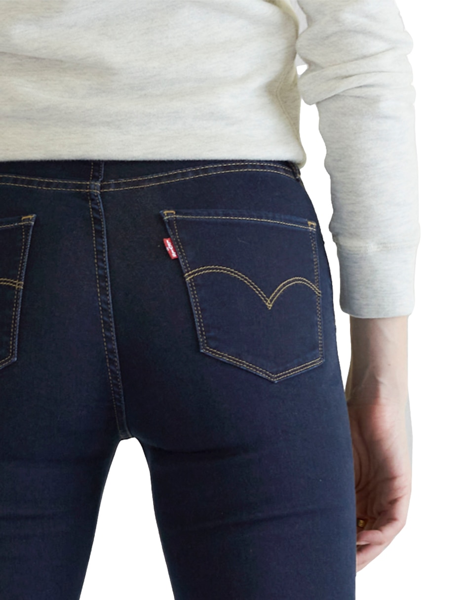 Jeans bota corte cintura alta para mujer 4