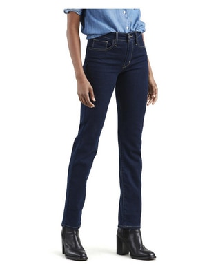 jeans straight Levi's corte cintura alta para mujer