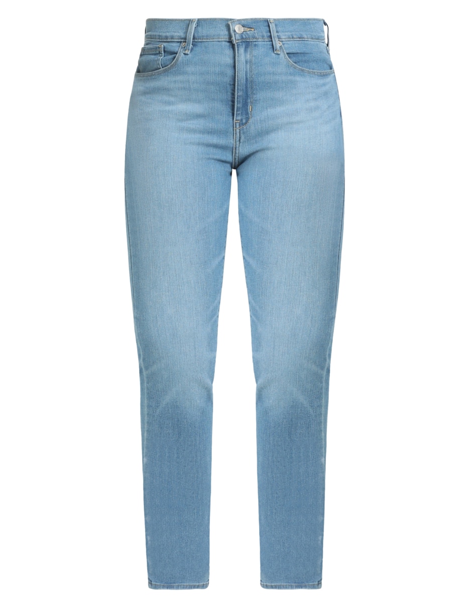Jeans straight high-rise para mujer 2