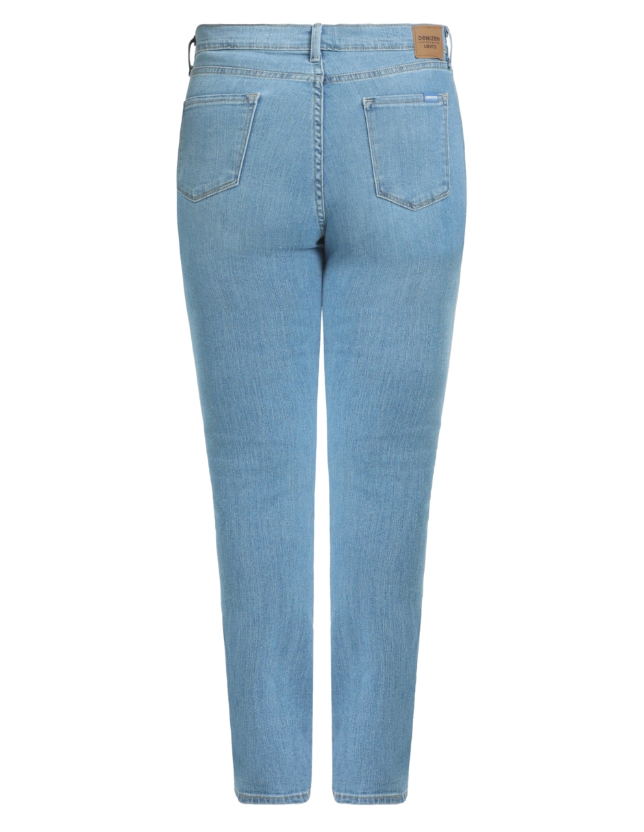 Jeans straight high-rise para mujer 6