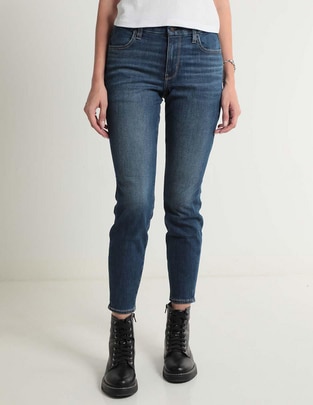 Jeans skinny corte cintura para mujer Jeans skinny corte cintura para mujer