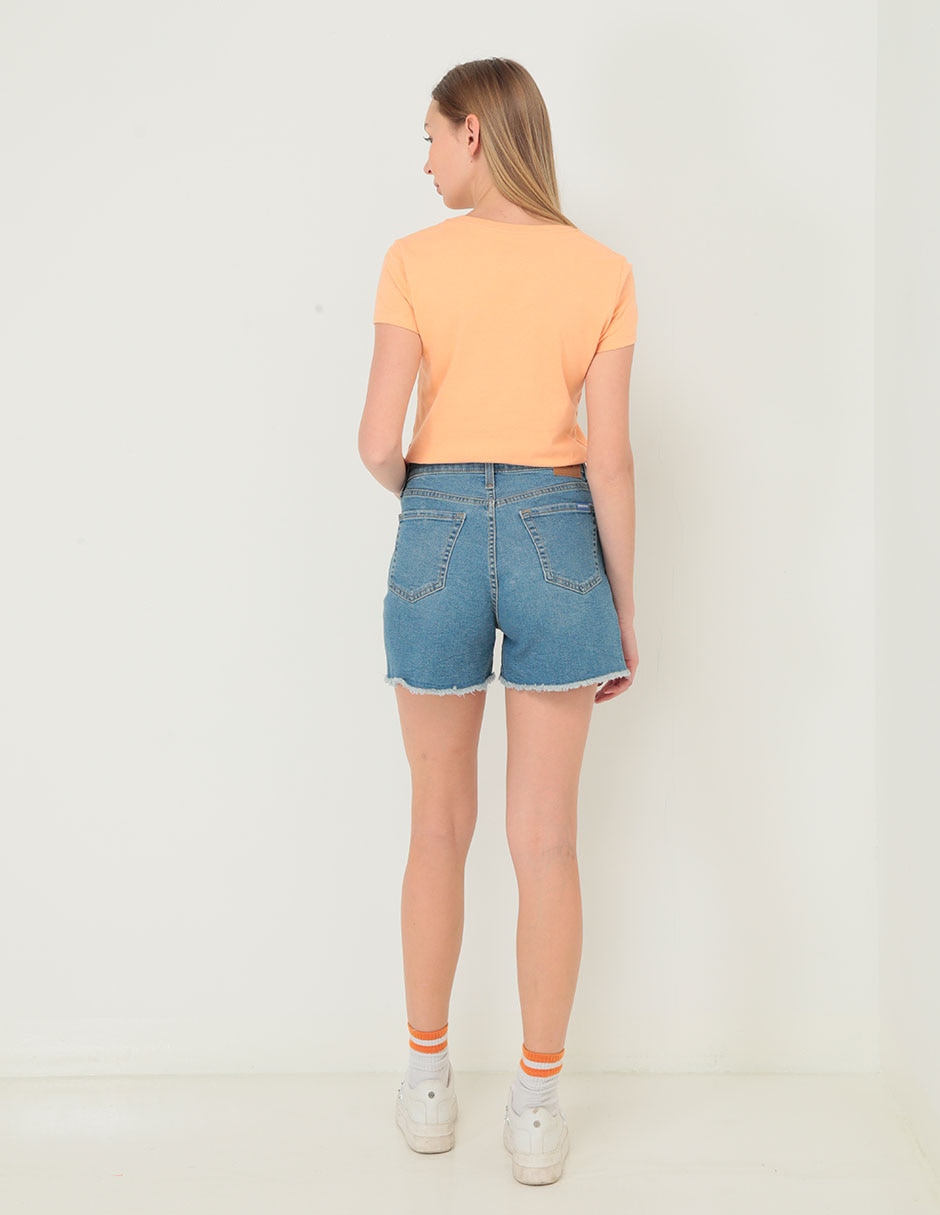 Short Levi's de mezclilla para mujer