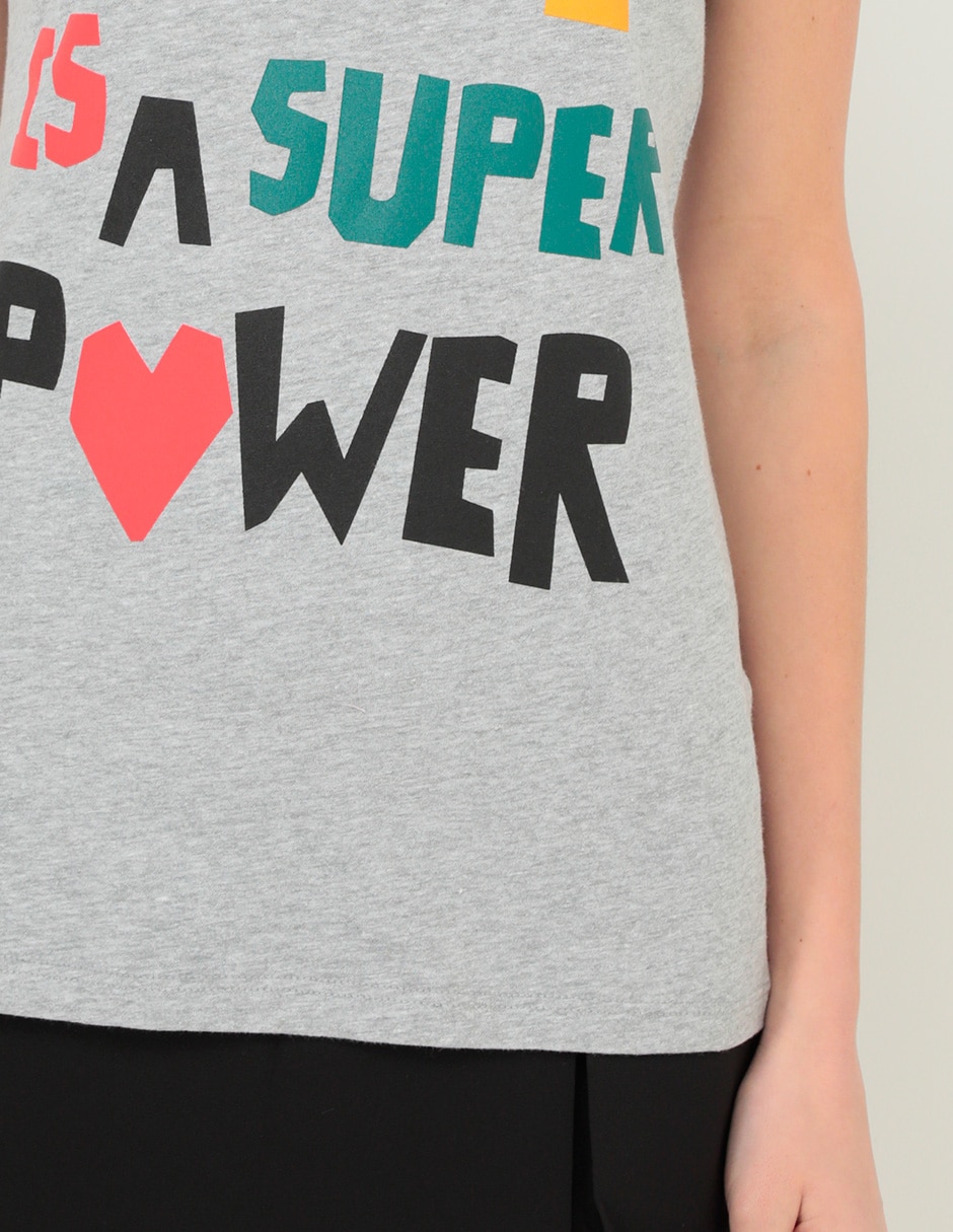 Playera manga corta 365 Essential cuello redondo para mujer