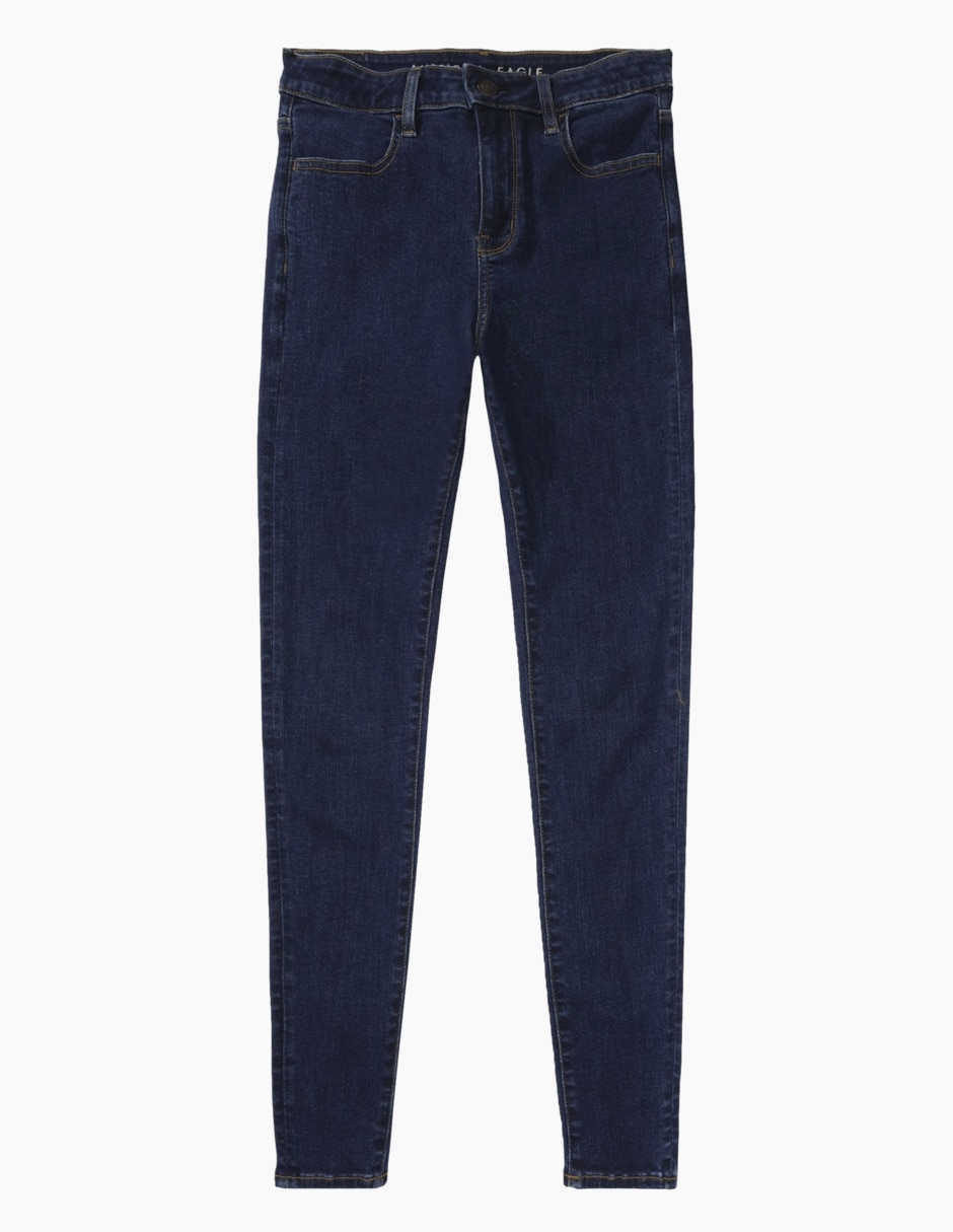 Jeans skinny american eagle corte cintura para mujer