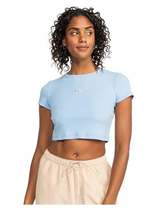 Top cuello redondo sin tirantes