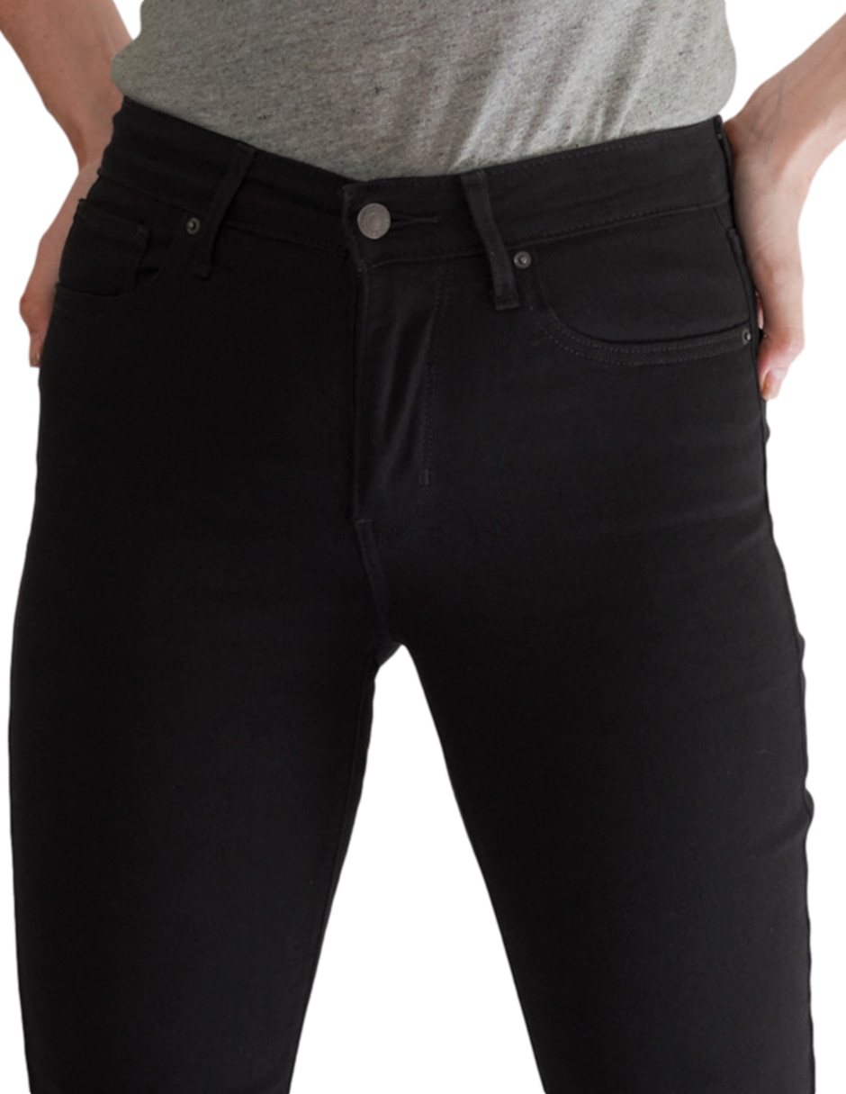 Jeans bota corte cintura alta para mujer 2