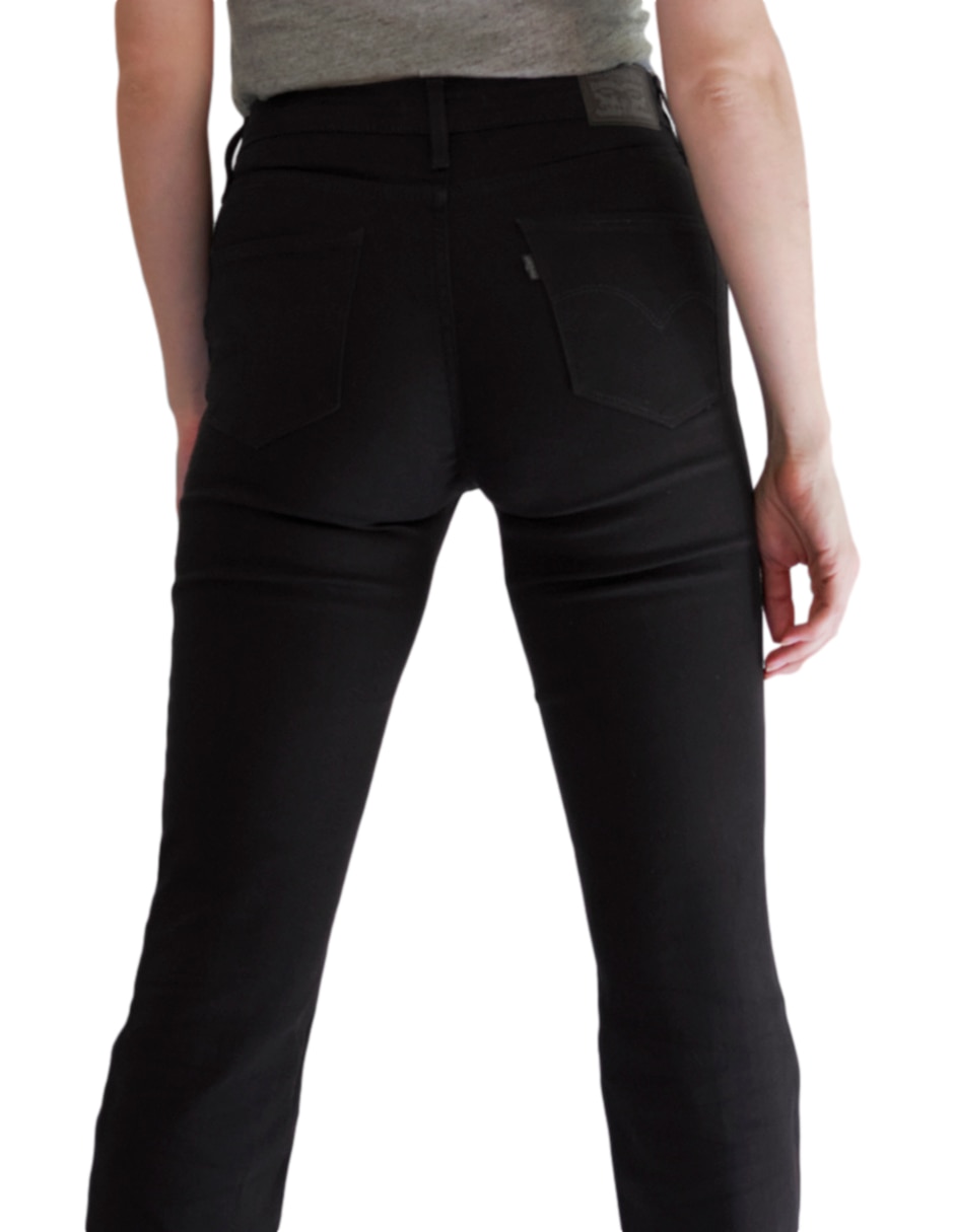 Jeans bota corte cintura alta para mujer 4