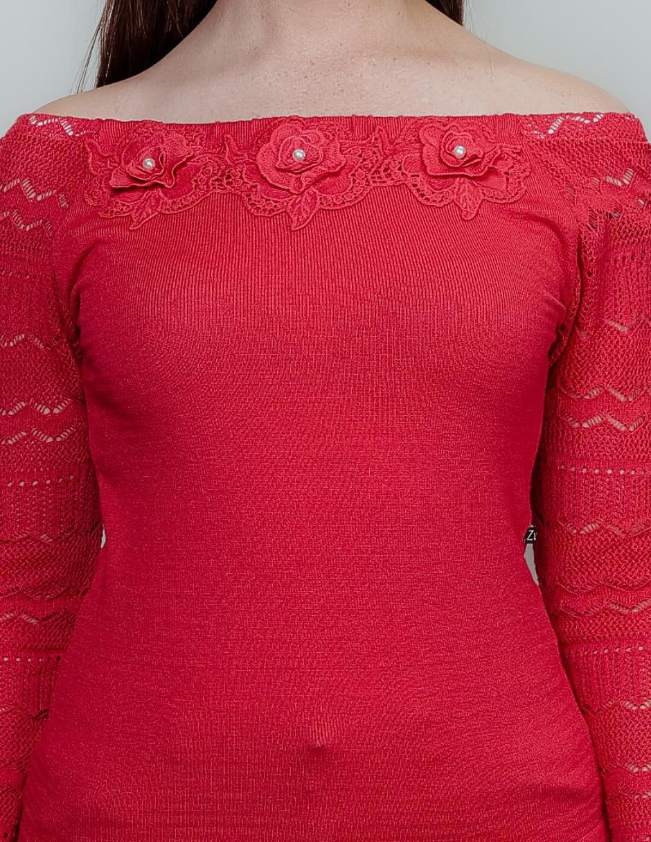 Blusa manga larga para mujer 6