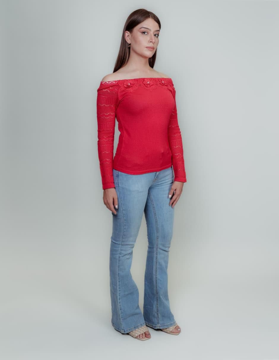 Blusa manga larga para mujer 5