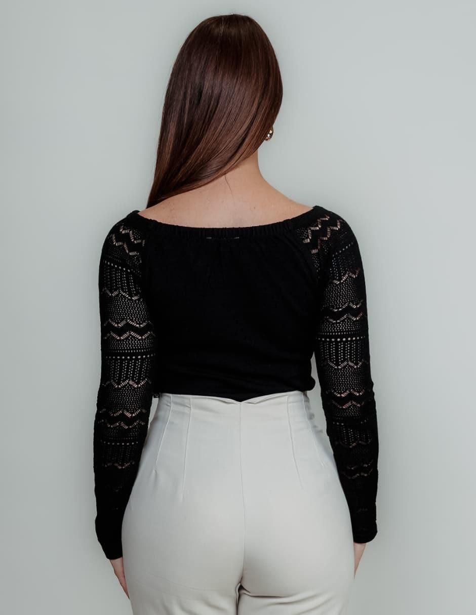Blusa manga larga para mujer 7