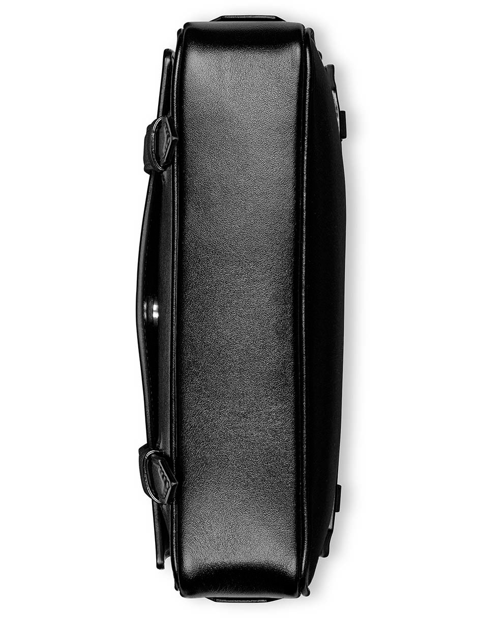 Bolsa messenger de piel unisex