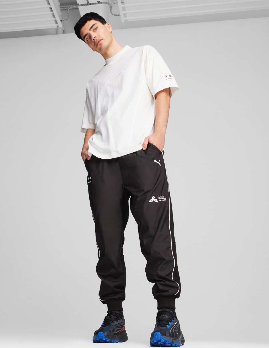 Pants regular con elástico para hombre 2