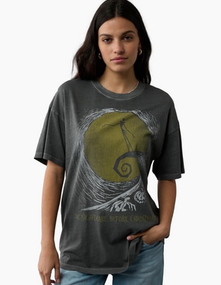 Playera manga corta Halloween cuello redondo para mujer Playera manga corta Halloween cuello redondo para mujer