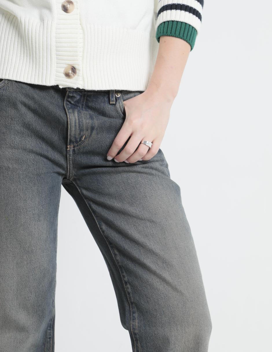 Jeans straight para mujer 2