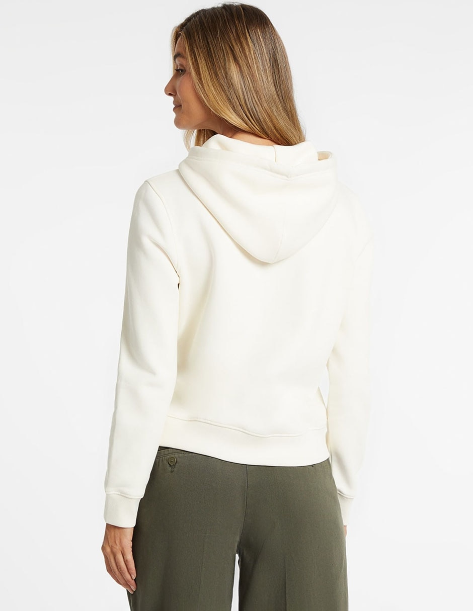 Sudadera con capucha y bolsa para mujer 2