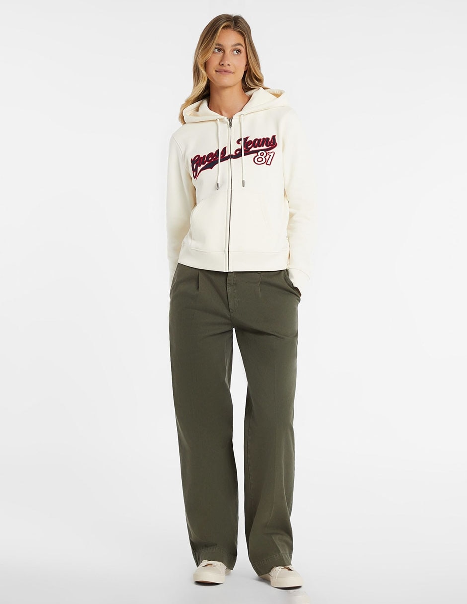 Sudadera con capucha y bolsa para mujer 3