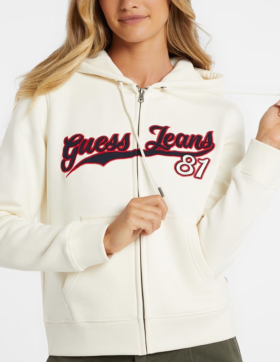 Sudadera con capucha y bolsa para mujer 4