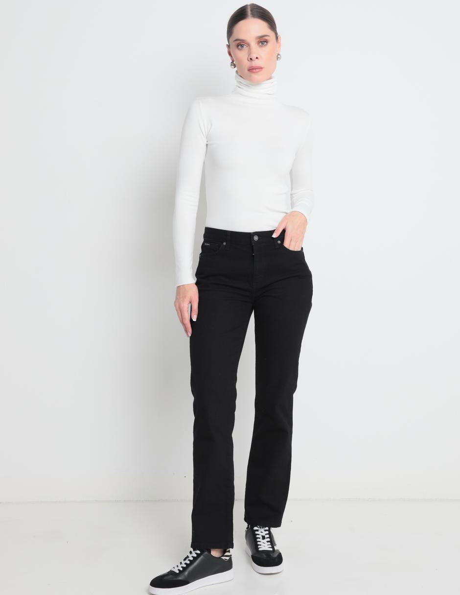 Jeans relaxed straight para mujer 3