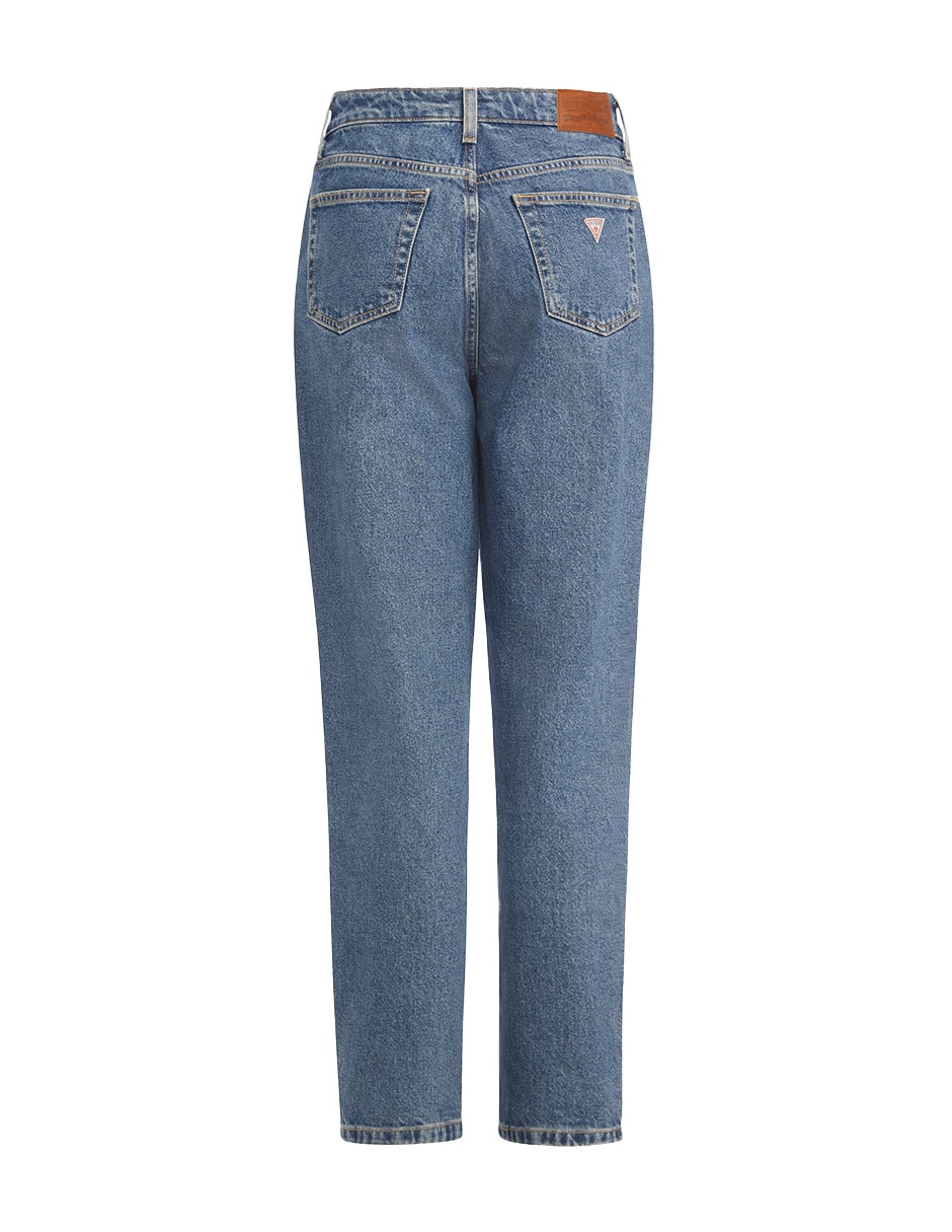 Jeans regular corte cintura para mujer 8