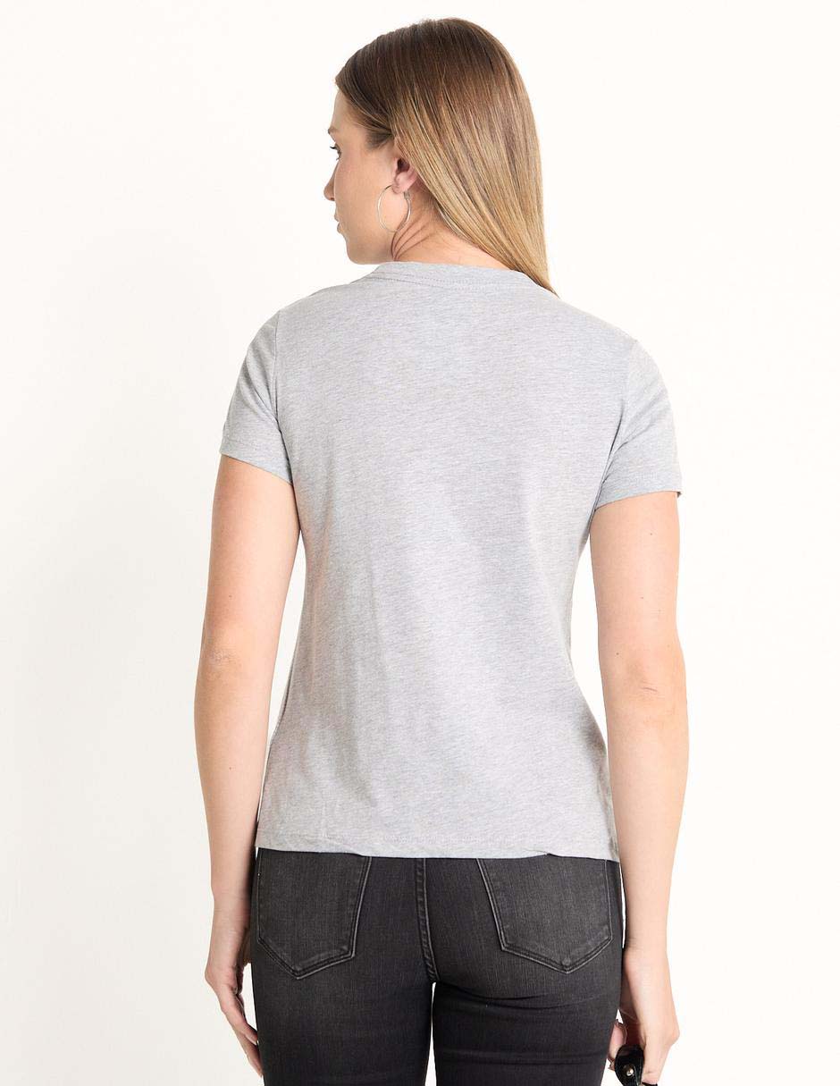 Playera manga corta 365 Essential cuello redondo para mujer