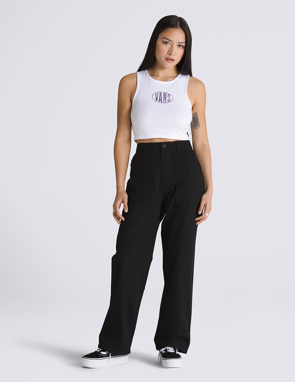 Pantalón cargo amplio para mujer 4