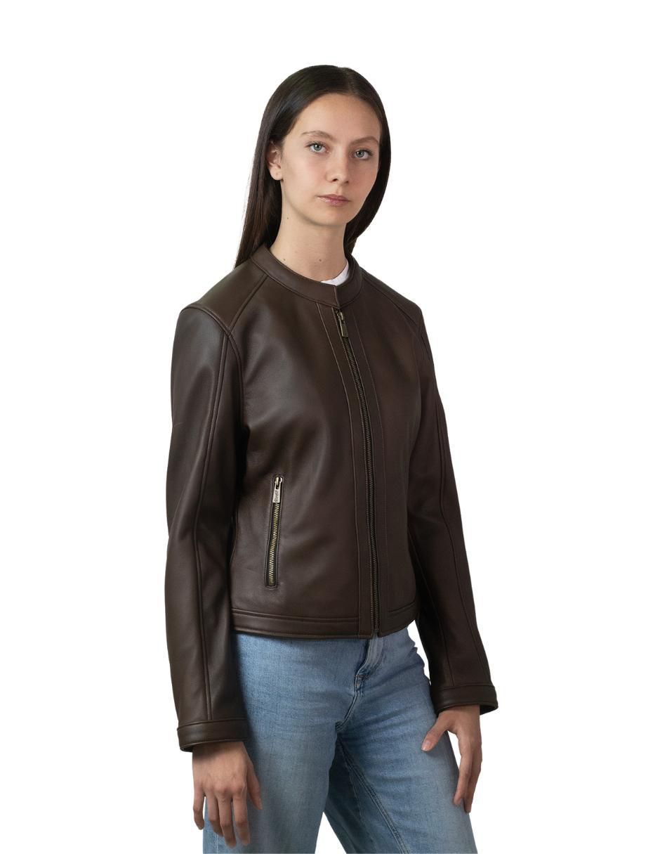 Chamarra de piel para mujer 5