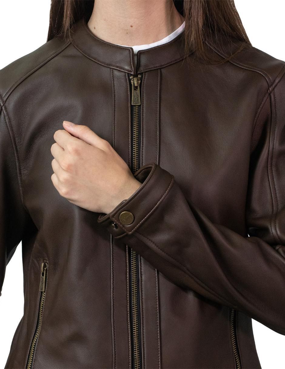 Chamarra de piel para mujer 6